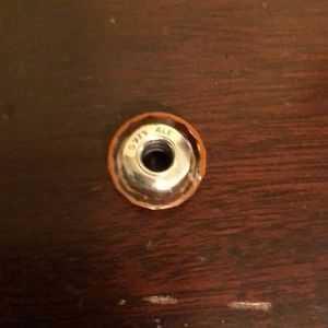 Pandora murano orange bead